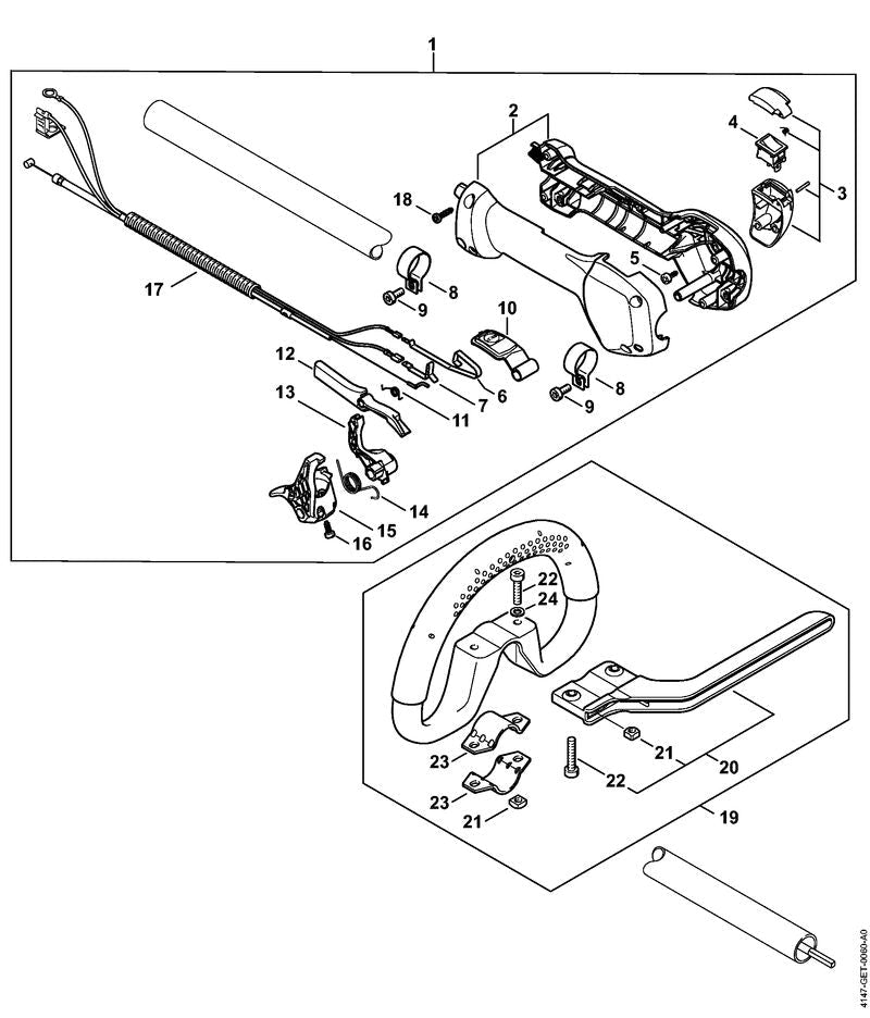 STIHL 41477900304 - Handle