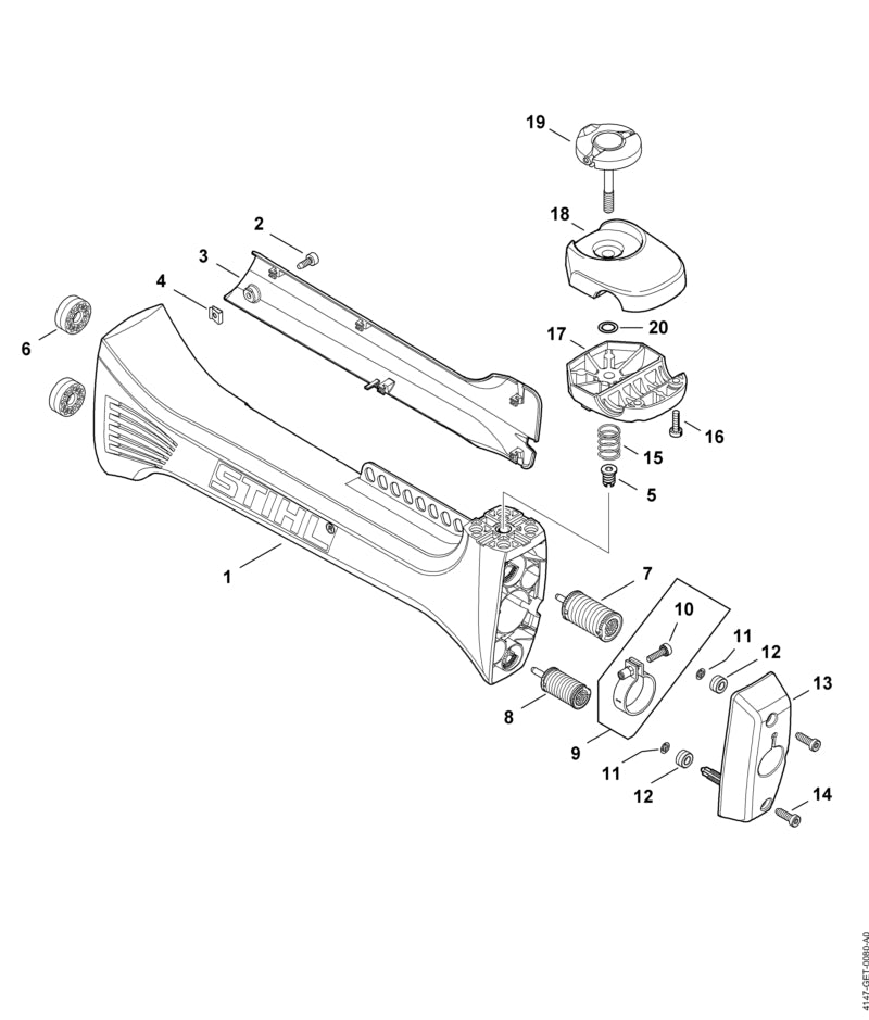 STIHL 41477917600 - Support
