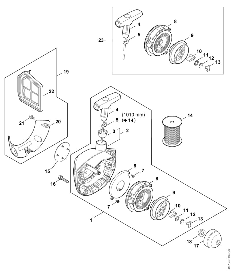 STIHL 41479671538 - Model plate FS 411 C