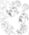 STIHL Capot (OEM 4147-080-1601)