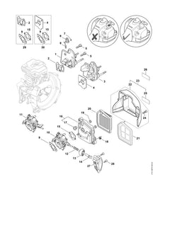 STIHL 41471200603 - Carburetor WTF-7E