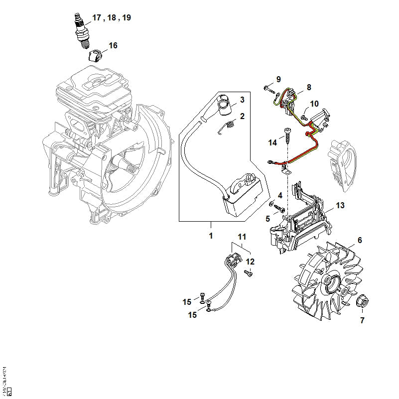 STIHL 41474004723 - Control unit