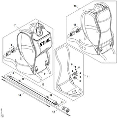 STIHL 41321822100 - Retainer