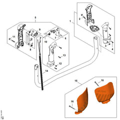 STIHL 41481801109 - Throttle cable