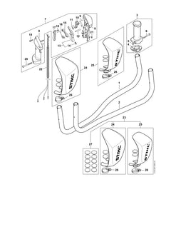 STIHL 41487901307 - Control handle