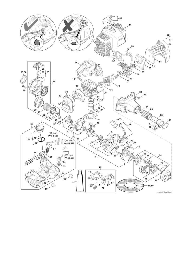 STIHL 41494001312 - Ignition module