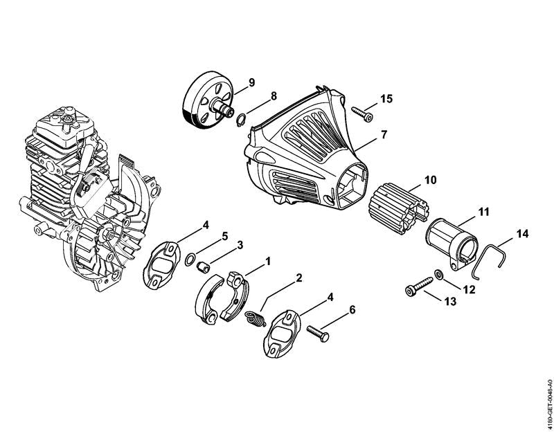 STIHL 41800801819 - Fan housing