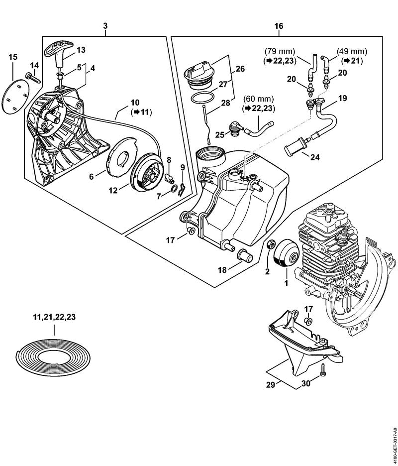 STIHL 41803506502 - Cover.
