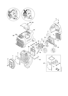 STIHL 41800801606 - Shroud