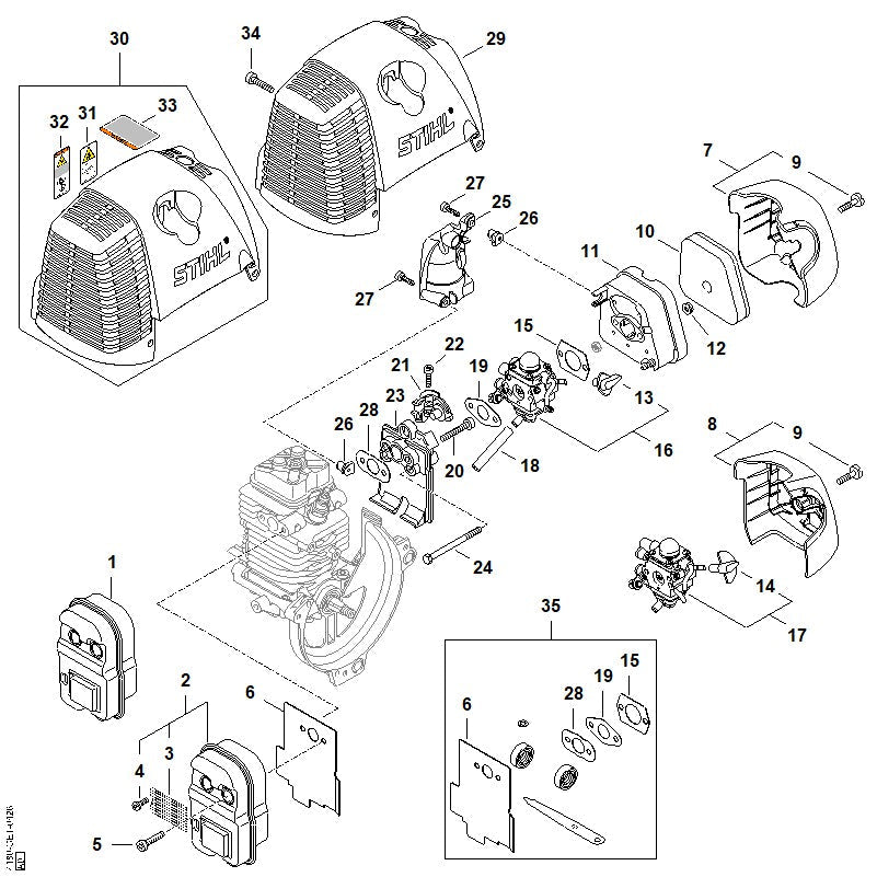 STIHL 41800801605 - Shroud