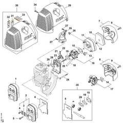 STIHL 41800801605 - Shroud