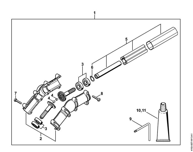 STIHL 41827107126 - Drive tube assembly