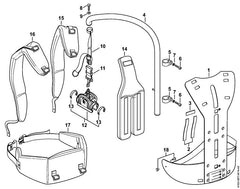 STIHL 42497106900 - Spring safety hook