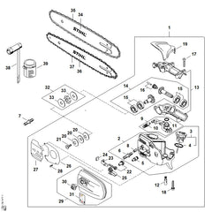 STIHL 41826407315 - Set of pinions