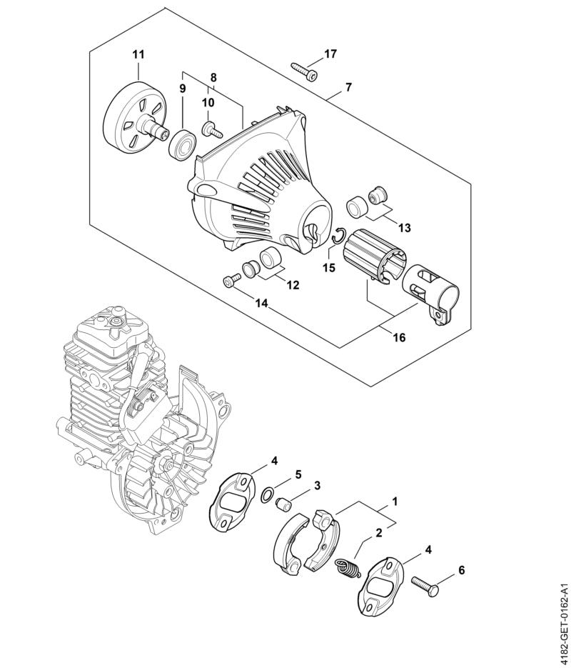 STIHL 41820801805 - Fan housing
