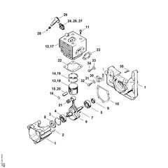 STIHL 42030302001 - Piston Ø 46 mm
