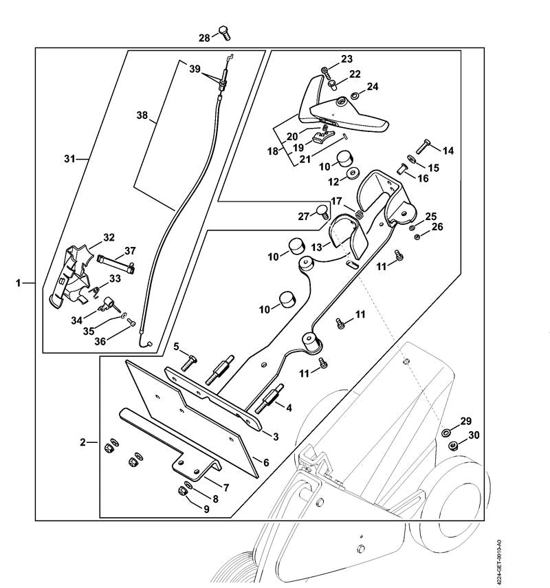 STIHL 42247931100 - Support