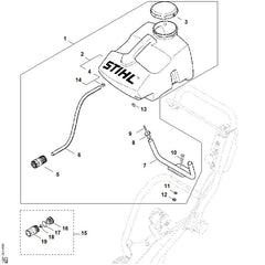 STIHL 42247933502 - Spring