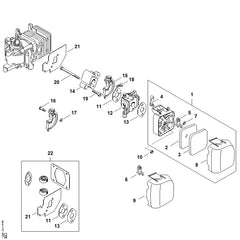 STIHL 42281200601 - Carburetor C1Q-S54B