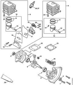 STIHL 41371490600 - Muffler gasket