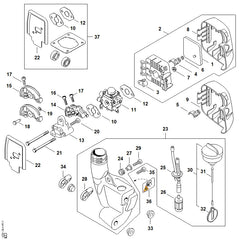 STIHL 41141491205 - Gasket