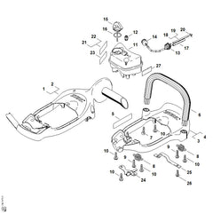 STIHL 42051222500 - Hose clip