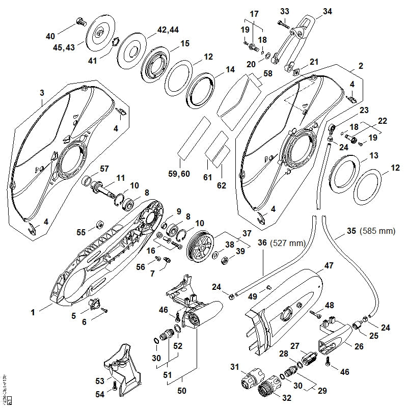 STIHL 42247008102 - Guard Ø 350 mm / 14"