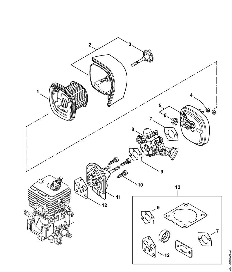 STIHL Filtre à air (OEM 4241-140-4404)