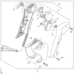 STIHL 42824421603 - Contact spring