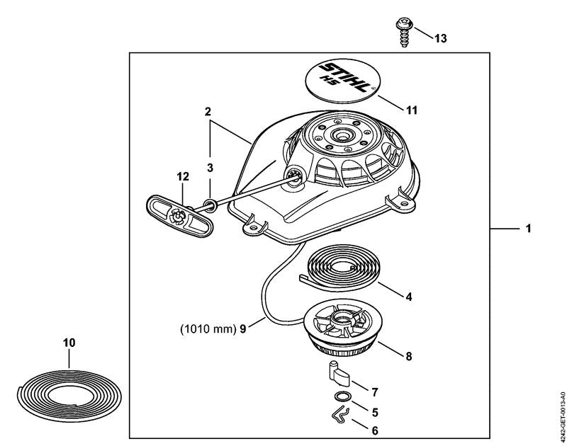 STIHL 42420801802 - Fan housing