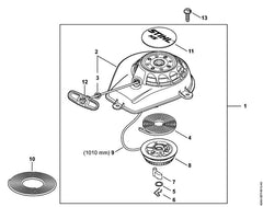 STIHL 42420801802 - Fan housing