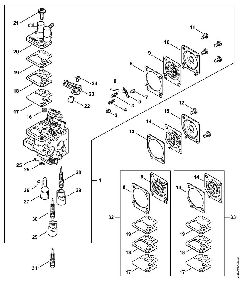 STIHL 42421226800 - Low speed screw
