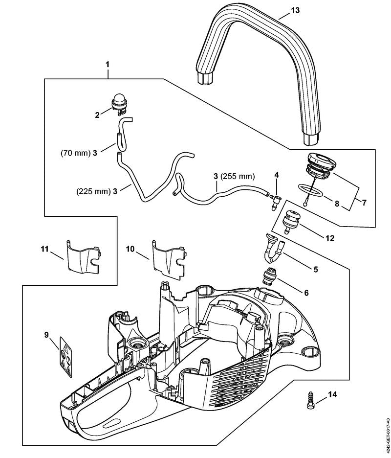 STIHL 00009677311 - Warning pictogram HS