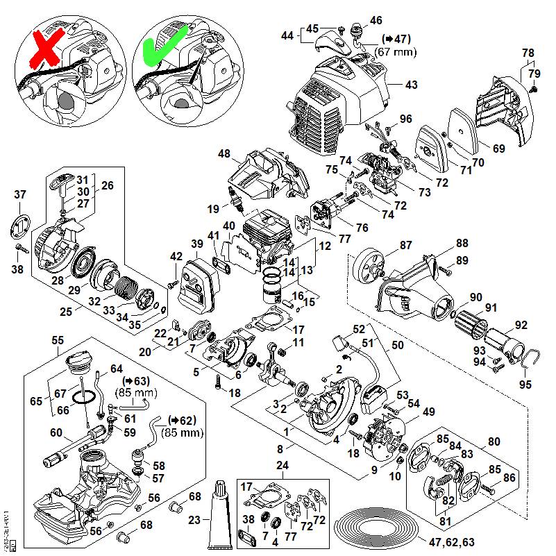 STIHL 00000073600 - Set of pickup bodies