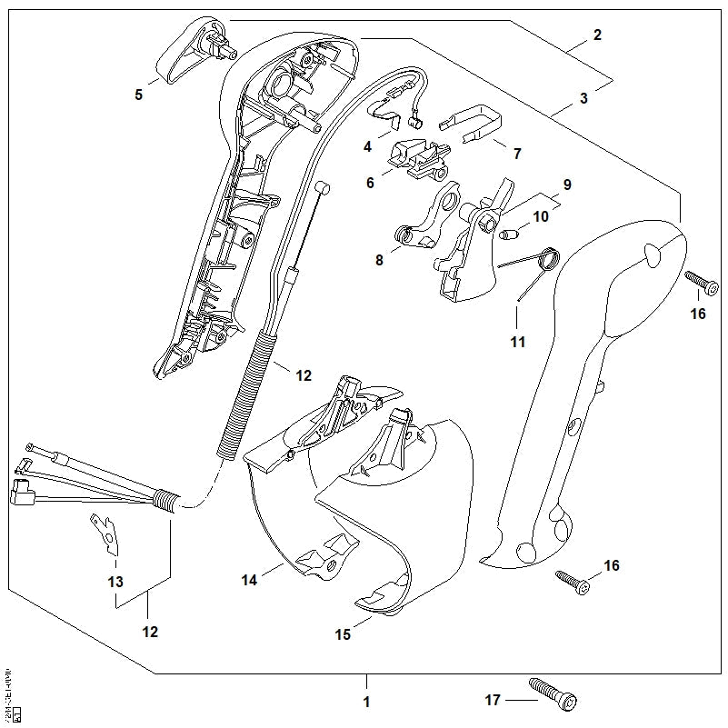 STIHL 42447920200 - Clamp half