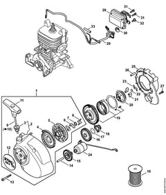 STIHL 42821900600 - Rewind spring