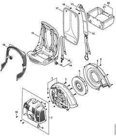 STIHL 42827003406 - Fan wheel