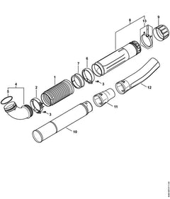 STIHL 42827088703 - Hose clip
