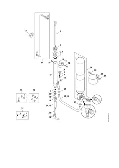 STIHL 42477004000 - Pump housing