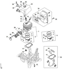 STIHL 42504481200 - Lead retainer