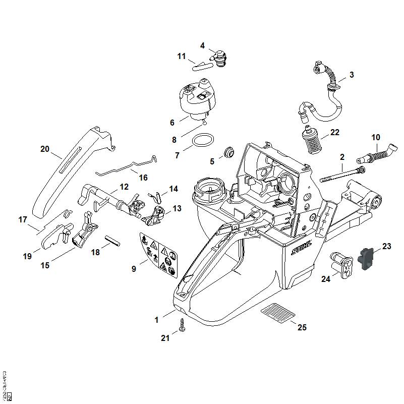 STIHL 42524421600 - Contact spring