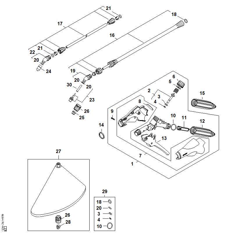 STIHL 00000071602 - Set of gaskets