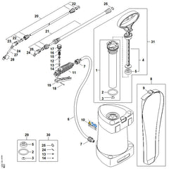 STIHL 42555032200 - Axle