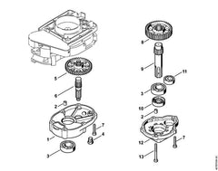 STIHL 43136422500 - Drive pinion shaft