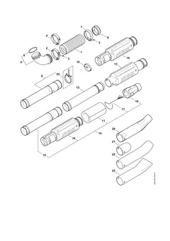 STIHL 42827808201 - Blower tube silencer