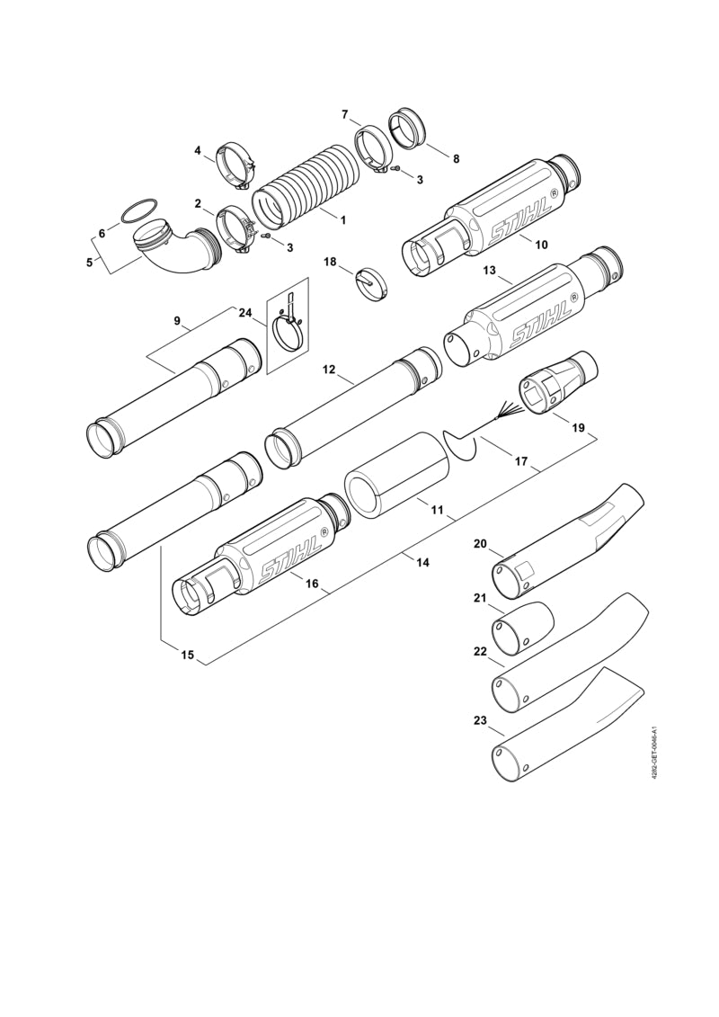 STIHL 42827407103 - Antistatic wire