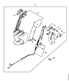 STIHL 42827900701 - Clamp shell
