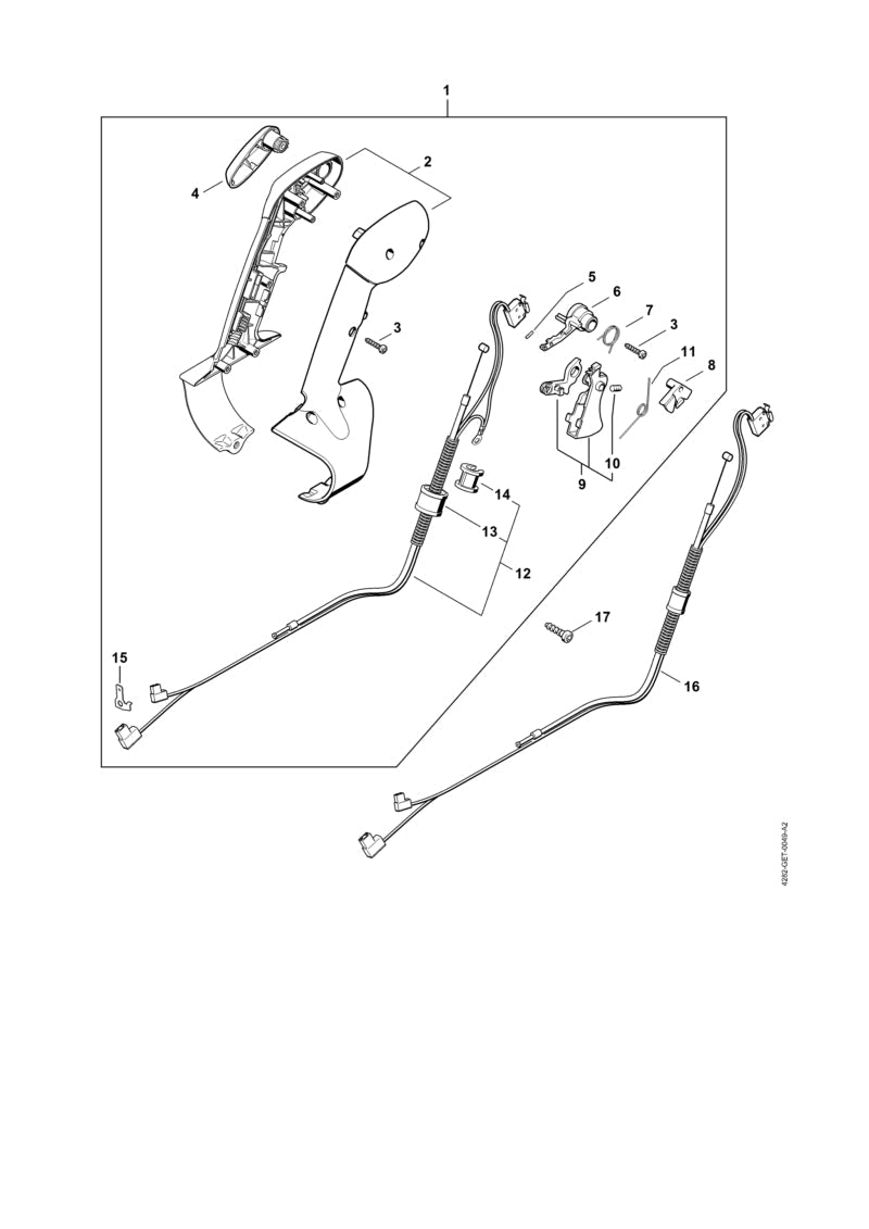 STIHL 42827900300 - Handle