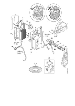 STIHL 42821401002 - Filter cover
