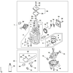 STIHL 42830341500 - Piston pin